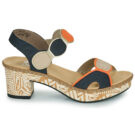 Rieker 63876-90 Blu Sandali con tacco Donna - 2