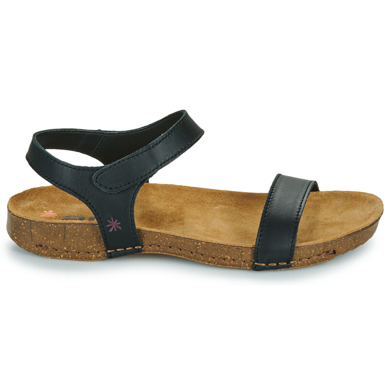 Art I BREATHE Black Low Sandals Women - 2