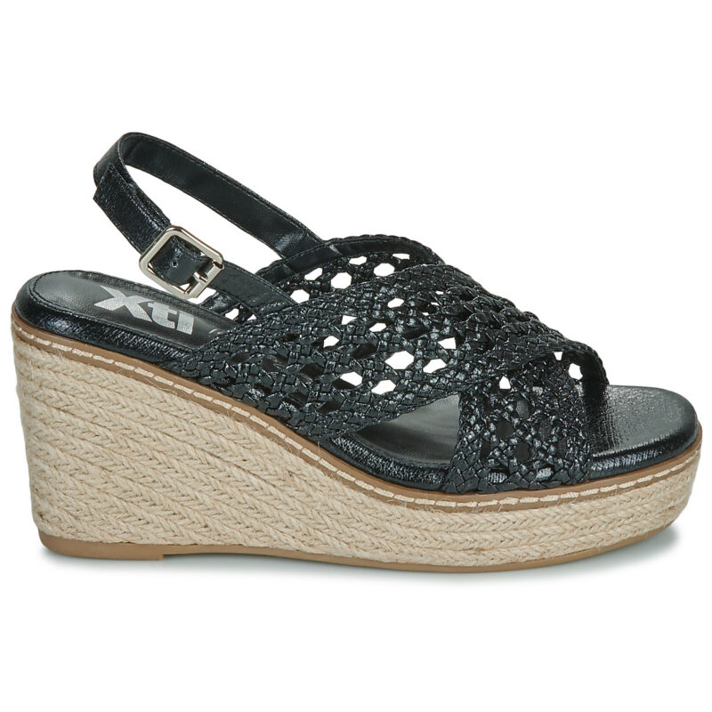 Xti 142746 Nero Sandali con zeppa Donna - 2