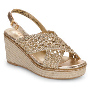 Xti  142746  Oro -  Sandali con zeppa  Donna