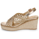 Xti 142746 Oro Sandali con zeppa Donna - 4