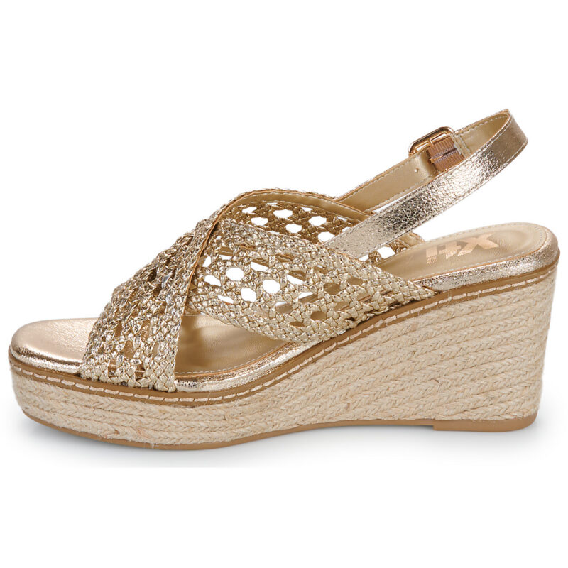 Xti 142746 Oro Sandali con zeppa Donna - 4
