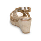 Xti 142746 Oro Sandali con zeppa Donna - 5
