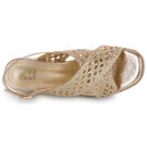 Xti 142746 Oro Sandali con zeppa Donna - 6