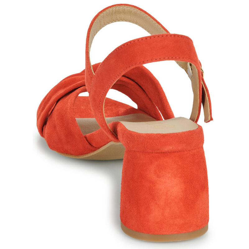 Fericelli JESSE Rosso Sandali con tacco Donna - 5