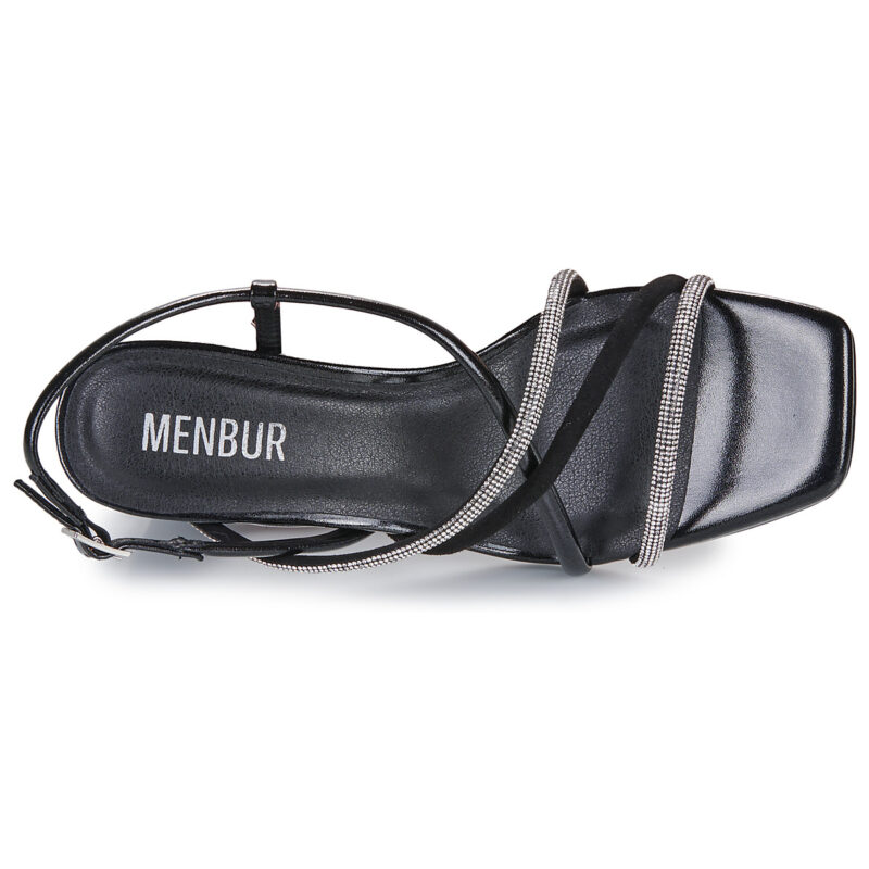 Menbur 24886 Black Heeled Sandals Women - 6