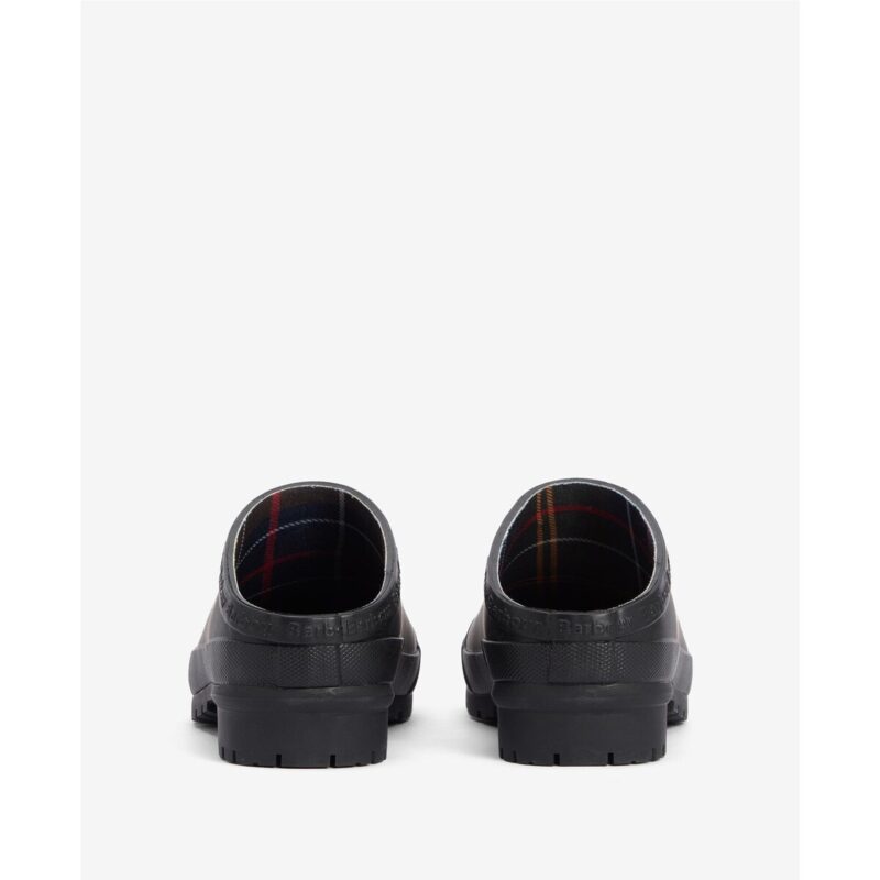 Barbour QUINN Schwarze Damen-Clogs &ndash; Gr&ouml;&szlig;e 4