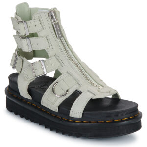 Dr. Martens  Olson Smoked Mint Tumbled Nubuck  Beige -  Sandali con zeppa  Donna