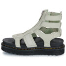 Dr. Martens Olson Smoked Mint Tumbled Nubuck Beige Sandali con zeppa Donna - 4