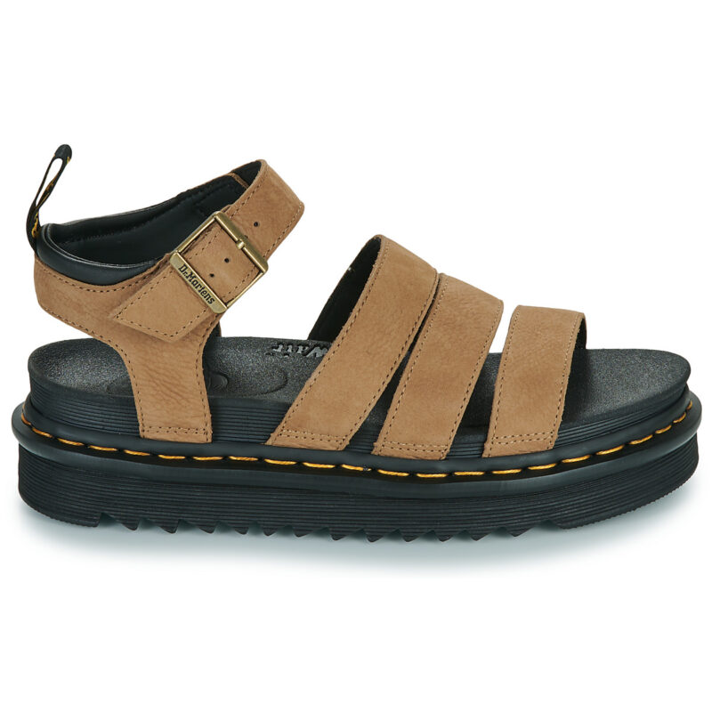 Dr. Martens Blaire Savannah Tan Tumbled Nubuck Beige Sandali con zeppa Donna - 2