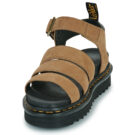 Dr. Martens Blaire Savannah Tan Tumbled Nubuck Beige Sandali con zeppa Donna - 3