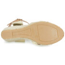 Maison Minelli IBIS-MET-PLATINE Oro Sandali con zeppa Donna - 7