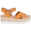 Stonefly ALEXIA 3 CALF LTH Arancio Sandali con zeppa Donna - 2