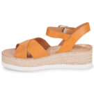 Stonefly ALEXIA 3 CALF LTH Arancio Sandali con zeppa Donna - 4