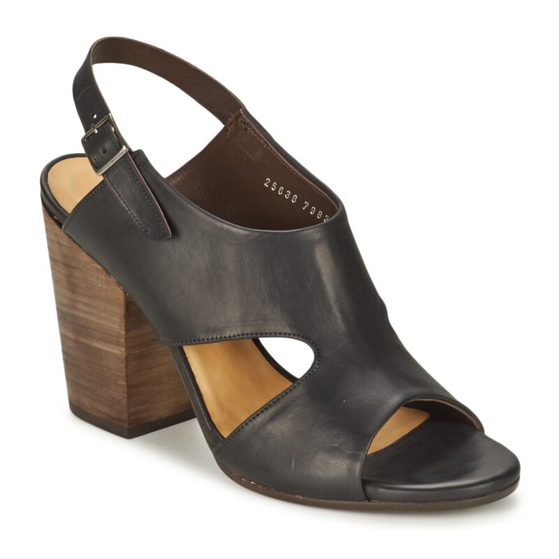Coclico Sandalias de tac&oacute;n negras CASPAR para mujer - Talla 1
