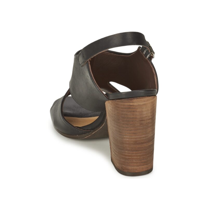 Coclico Sandalias de tac&oacute;n negras CASPAR para mujer - Talla 5
