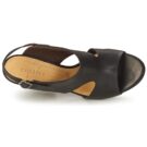 Coclico Sandalias de tac&oacute;n negras CASPAR para mujer - Talla 6