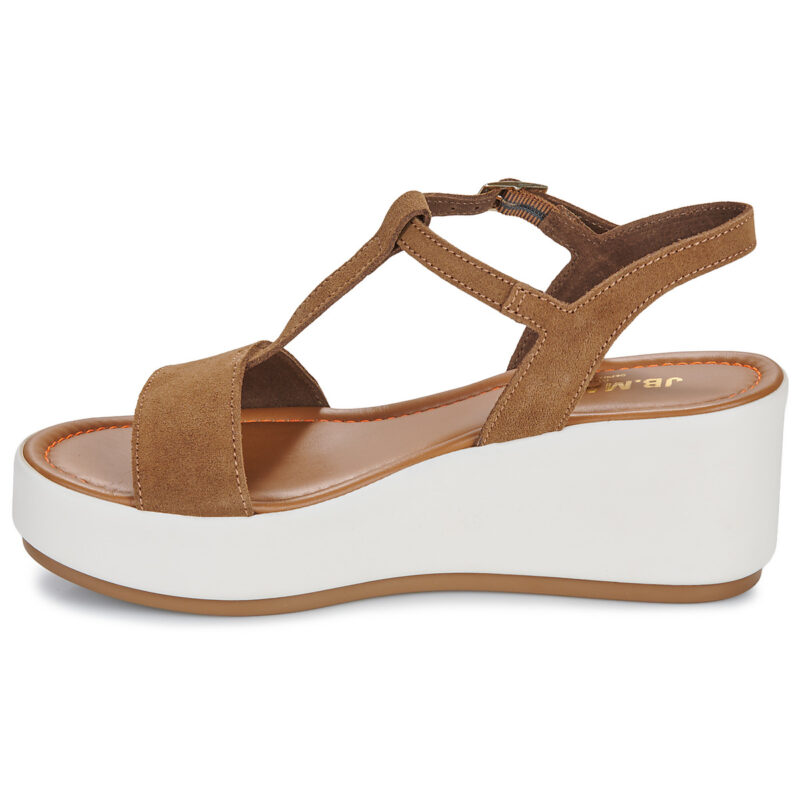JB Martin AMY Marrone Sandali con zeppa Donna - 4