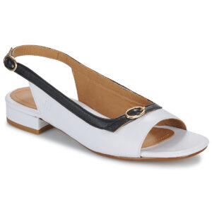 JB Martin  MEYA  Bianco -  Sandali con zeppa  Donna