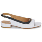 JB Martin MEYA White Sandalen mit Zeppa Donna - 2