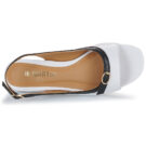 JB Martin MEYA White Sandalen mit Zeppa Donna - 6