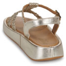 JB Martin NELIA Oro Sandali con zeppa Donna - 5