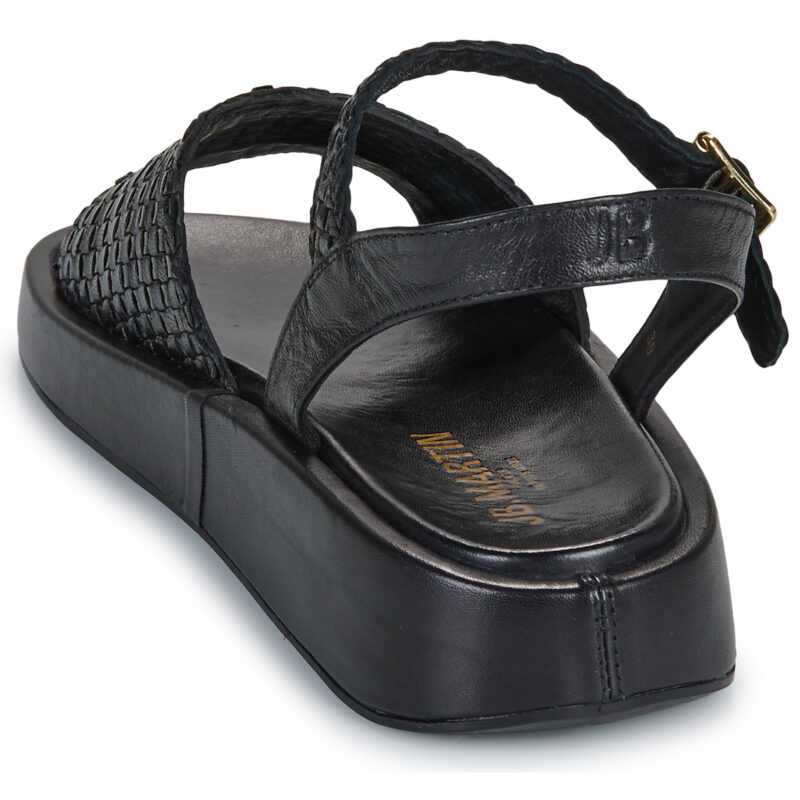 JB Martin NEVA Nero Sandali con zeppa Donna - 5
