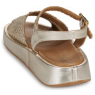 JB Martin NEVA Oro Sandali con zeppa Donna - 5