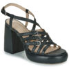 Bronx Ginn-y Noir Sandales avec talon Femme