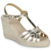Geox D GELSA Oro Sandali con zeppa Donna