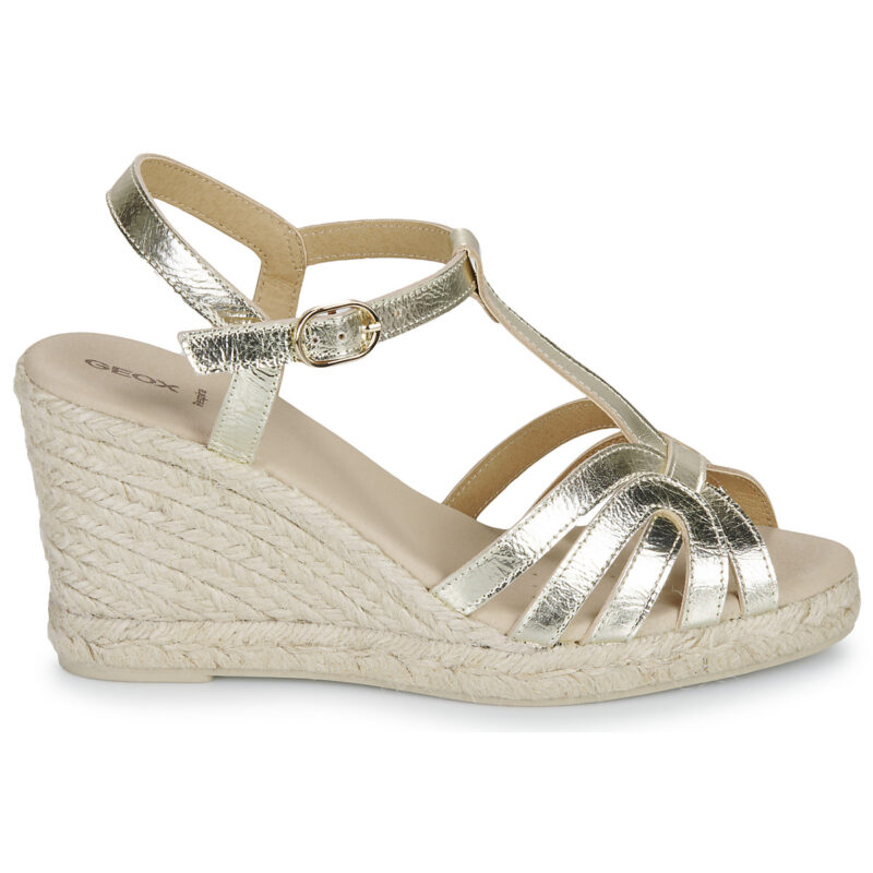 Geox D GELSA Oro Sandali con zeppa Donna - 2