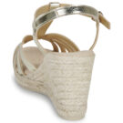 Geox D GELSA Oro Sandali con zeppa Donna - 5
