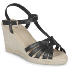 Geox D GELSA Nero Sandali con zeppa Donna - 1
