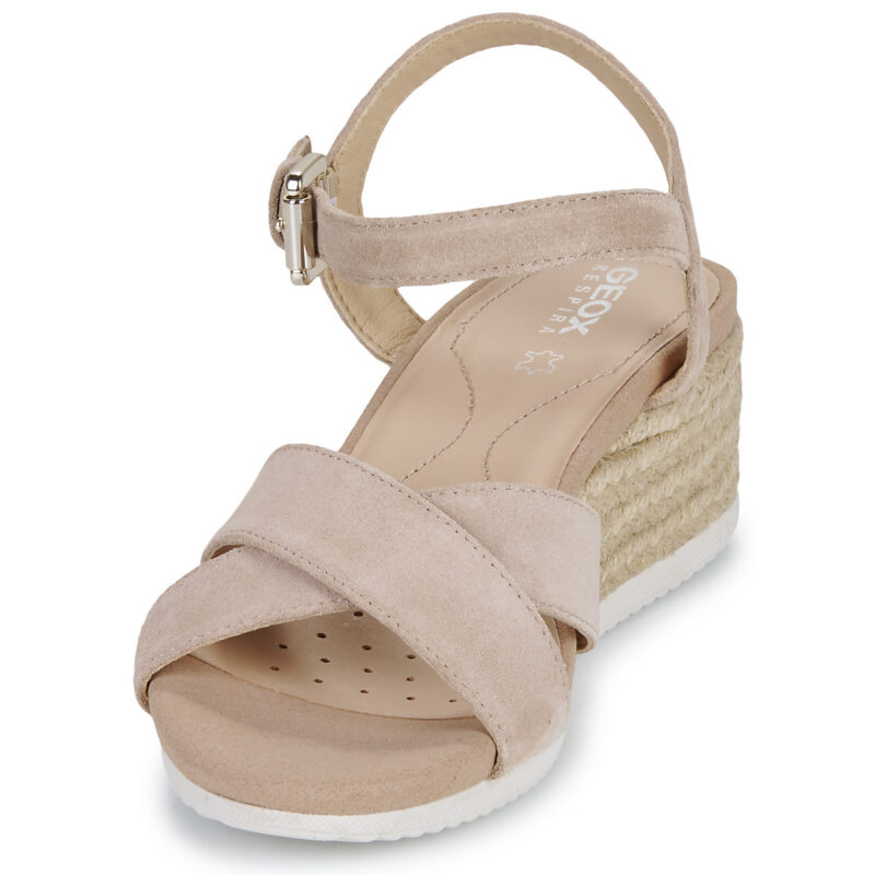 Geox D ISCHIA CORDA Beige Sandali con tacco Donna - 3