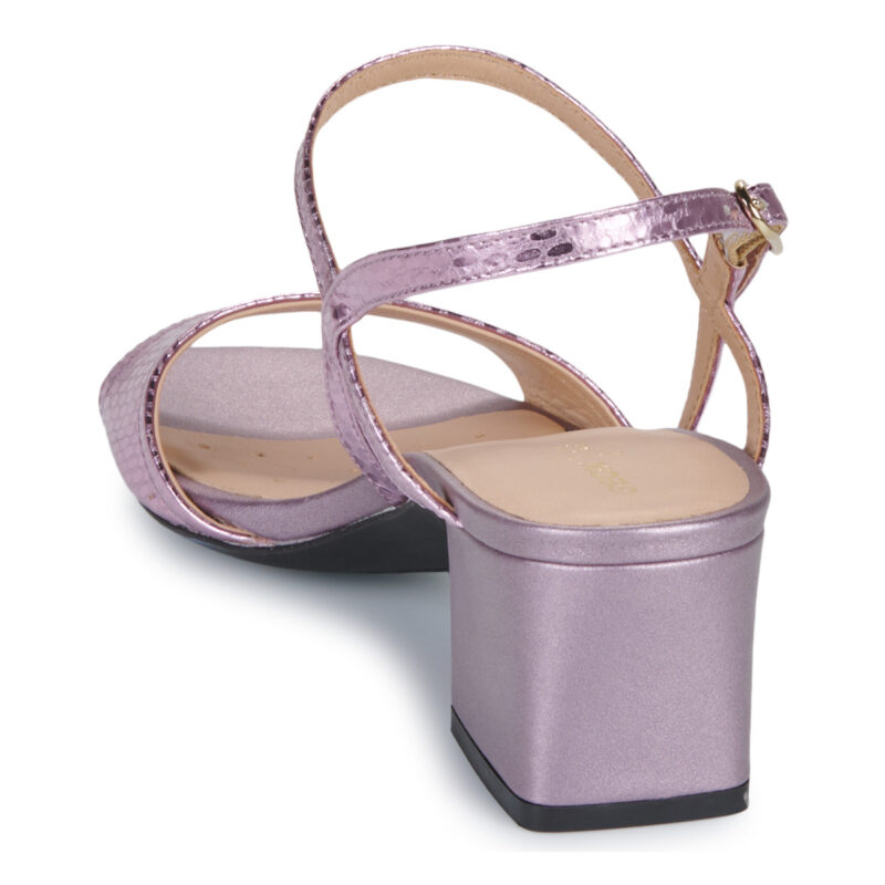 Geox D NEW ERAKLIA 50 Viola Sandali con tacco Donna - 5