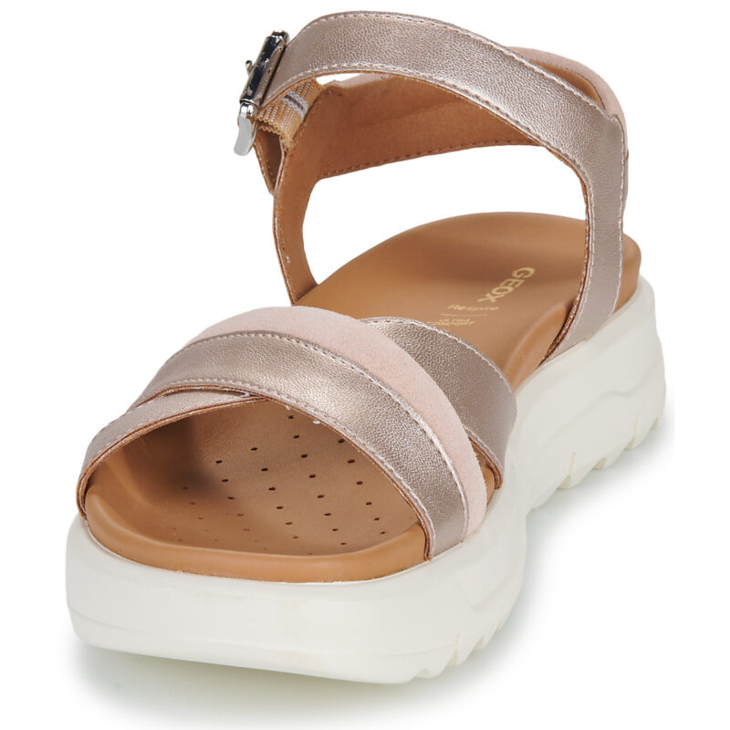 Geox D XAND 2.1S Argento Sandali con zeppa Donna - 3