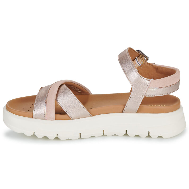 Geox D XAND 2.1S Argento Sandali con zeppa Donna - 4
