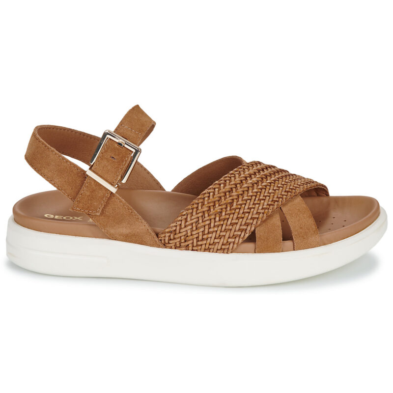 Geox D XAND 2S Marrone Sandali con zeppa Donna - 2