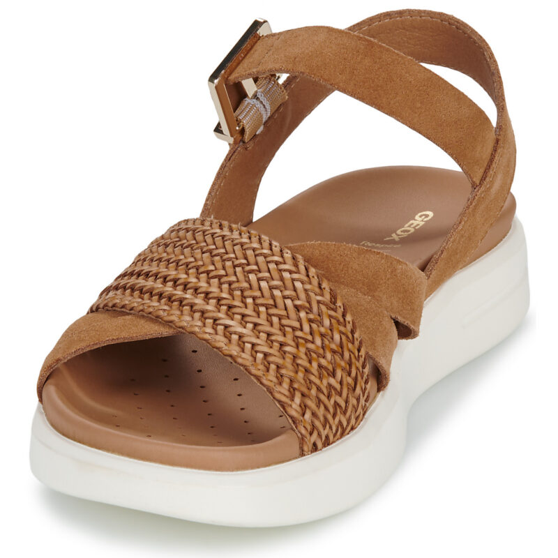Geox D XAND 2S Marrone Sandali con zeppa Donna - 3