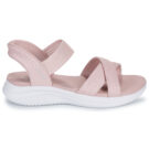 Sandales plates Skechers SLIP INS ULTRA FLEX 3.0 NEVER BETTER roses pour femmes - Pointure 2