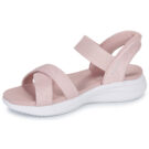 Sandales plates Skechers SLIP INS ULTRA FLEX 3.0 NEVER BETTER roses pour femmes - Pointure 4