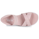 Sandales plates Skechers SLIP INS ULTRA FLEX 3.0 NEVER BETTER roses pour femmes - Pointure 6