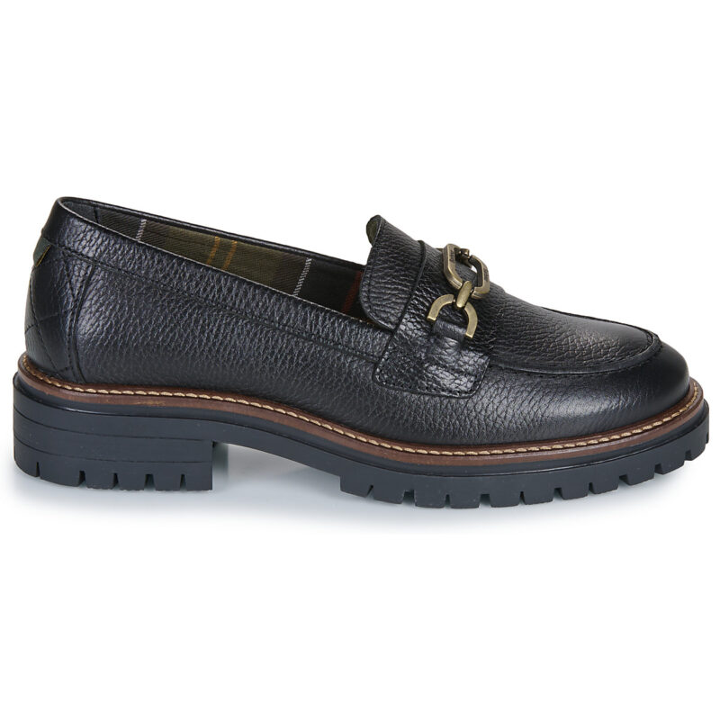 Barbour MADIE Damen-Loafer, schwarz, Gr&ouml;&szlig;e 2
