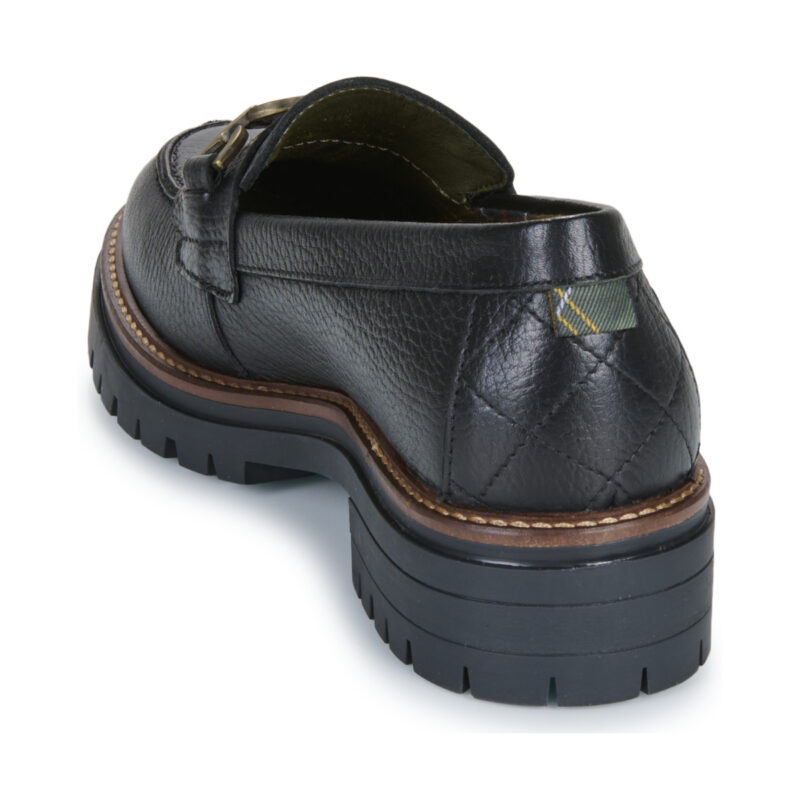 Barbour MADIE Damen-Loafer, schwarz, Gr&ouml;&szlig;e 5