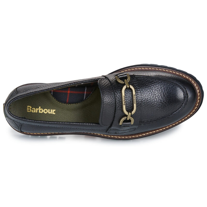 Barbour MADIE Damen-Loafer, schwarz, Gr&ouml;&szlig;e 6