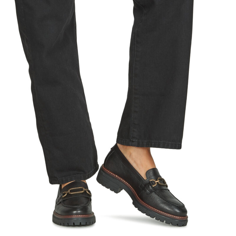 Barbour MADIE Damen-Loafer, schwarz, Gr&ouml;&szlig;e 8