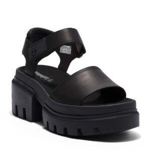 Timberland  EVERLEIGH BACKSTRAP SANDAL  Nero -  Sandali con tacco  Donna