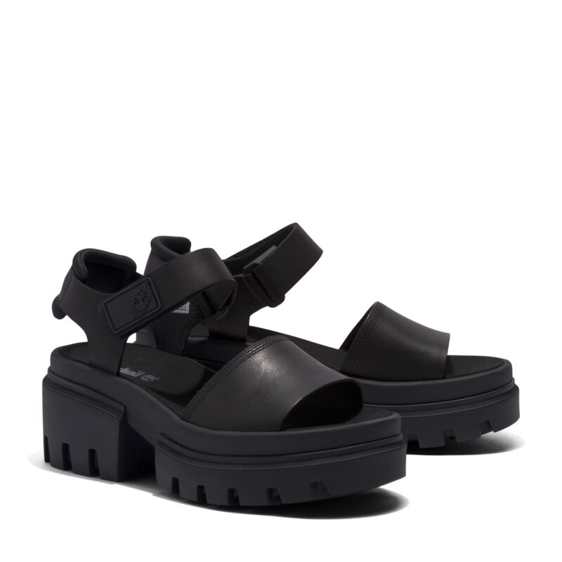 Timberland EVERLEIGH BACKSTRAP SANDAL Nero Sandali con tacco Donna - 4