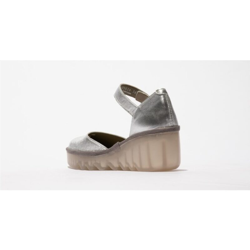 Fly London BISO Argento Sandali con zeppa Donna - 3