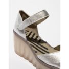 Fly London BISO Argento Sandali con zeppa Donna - 4